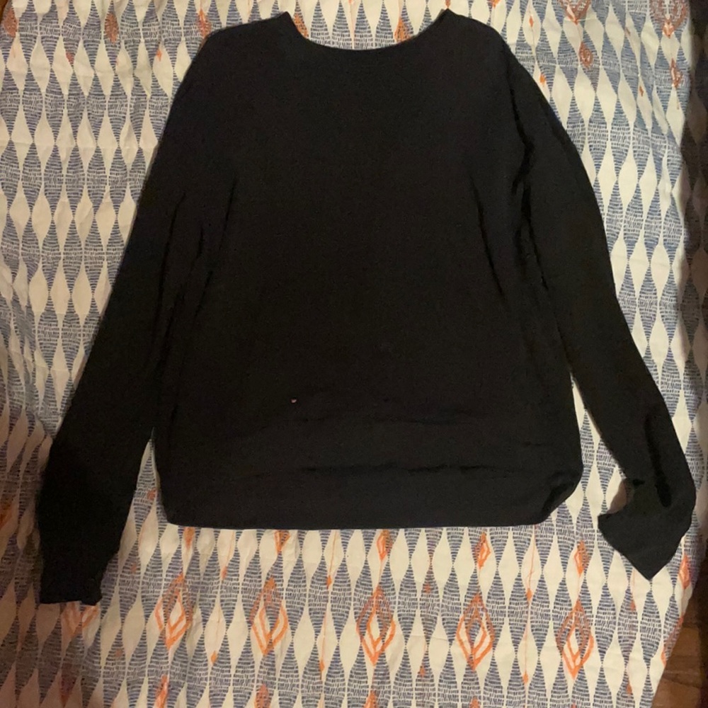 Black, women’s, lightweight, workout shirt